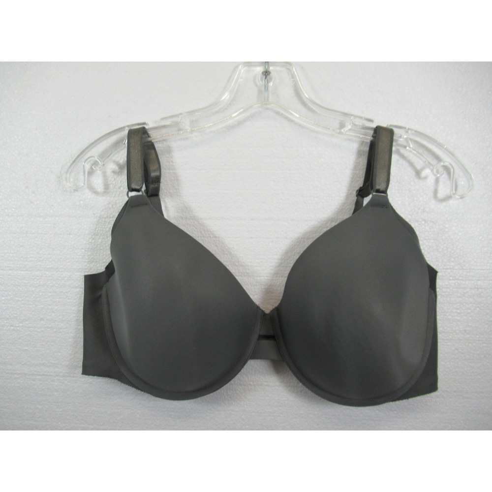 Warners Blissful Benefits Underarm Smoothing Bra 40D Gray Underwire ra3561e